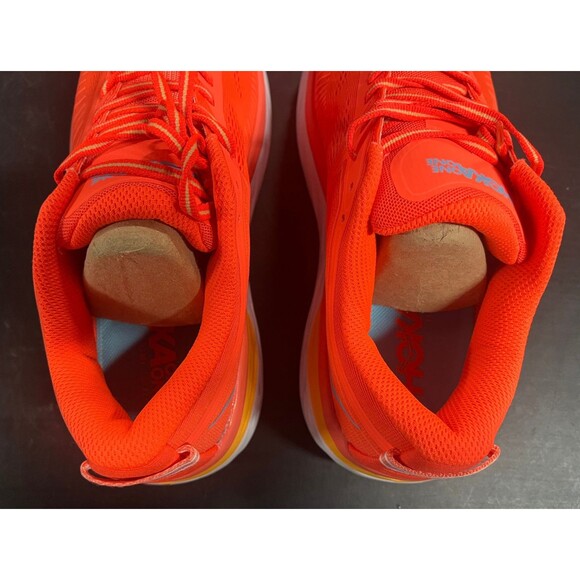 Hoka One One Bondi 7 Men's Size 8D Orange Athletic Running Sneakers No Box - Picture 5 of 8
